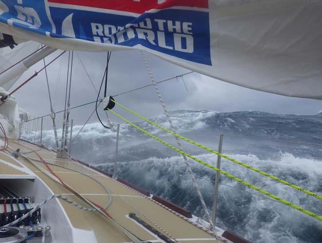 Somewhere in the Southern Ocean during Race 4 of the 2013-14 Clipper Round the World Yacht Race © Clipper 13-14 Round the World Yacht Race